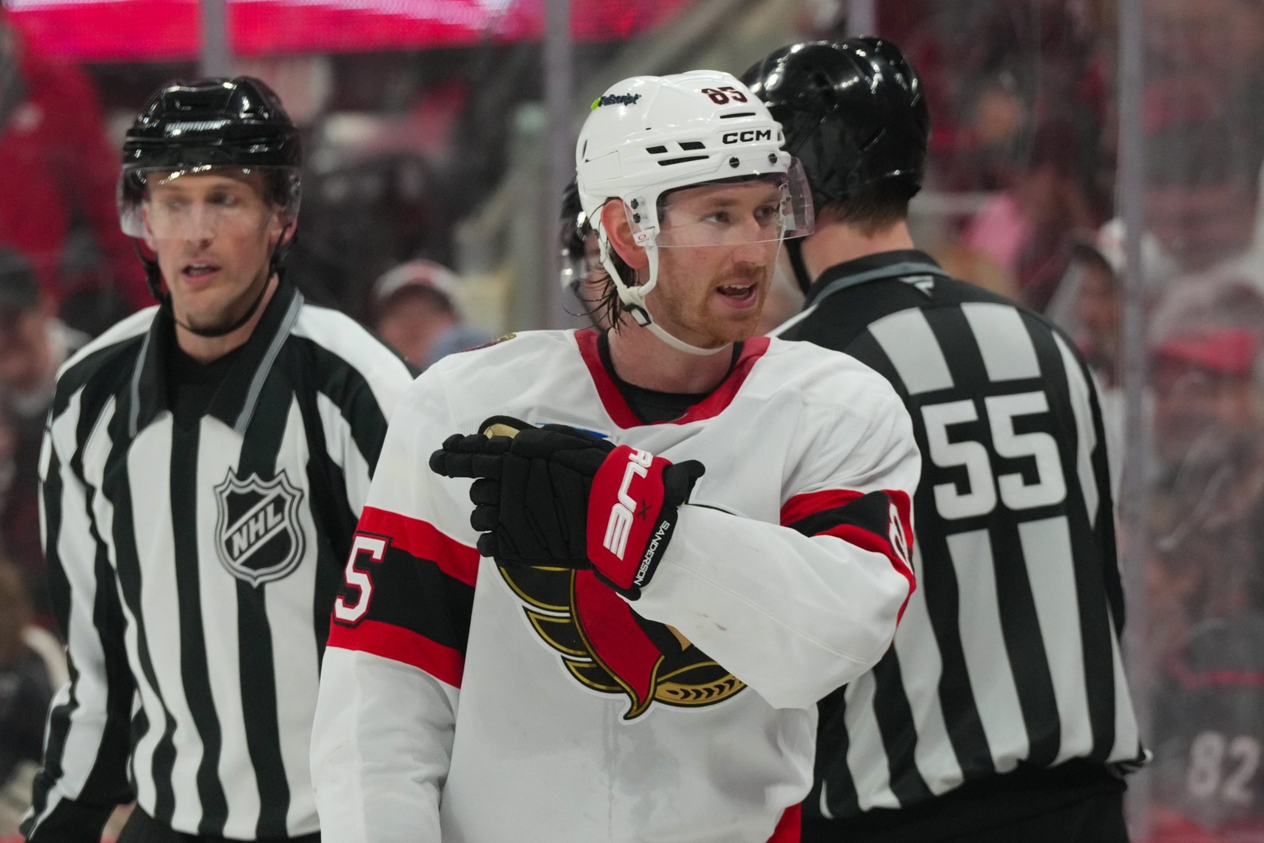Senators’ Jake Sanderson to miss at least two games with injury