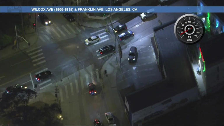 Wild, high-speed LA pursuit ends with arrest on 101 Fwy