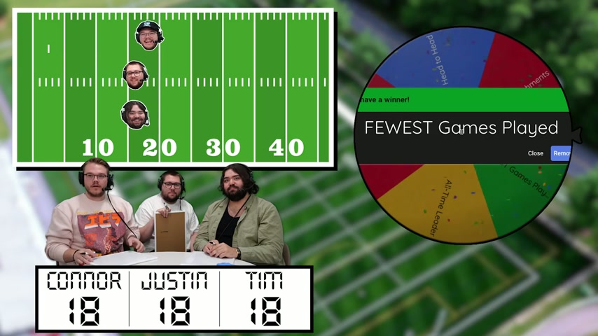 NFL trivia challenge in the 40 point dash