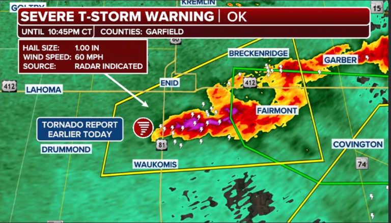 Photos: Violent tornado rated as EF-4 that tore through Enid, Oklahoma ...