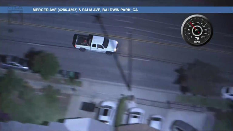 Wild, high-speed LA pursuit ends with arrest on 101 Fwy