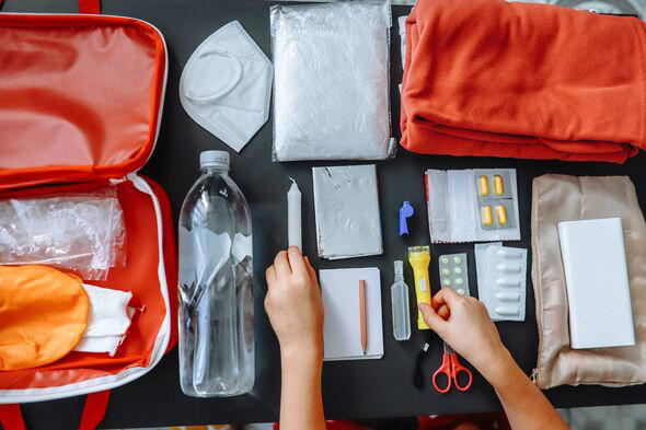 Complete emergency 'go-bag' kit listed from the government in case of WW3