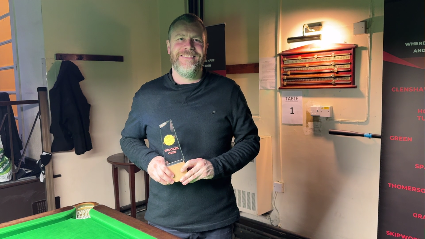 Legends snooker team cup at the Broadway Club on Sunday