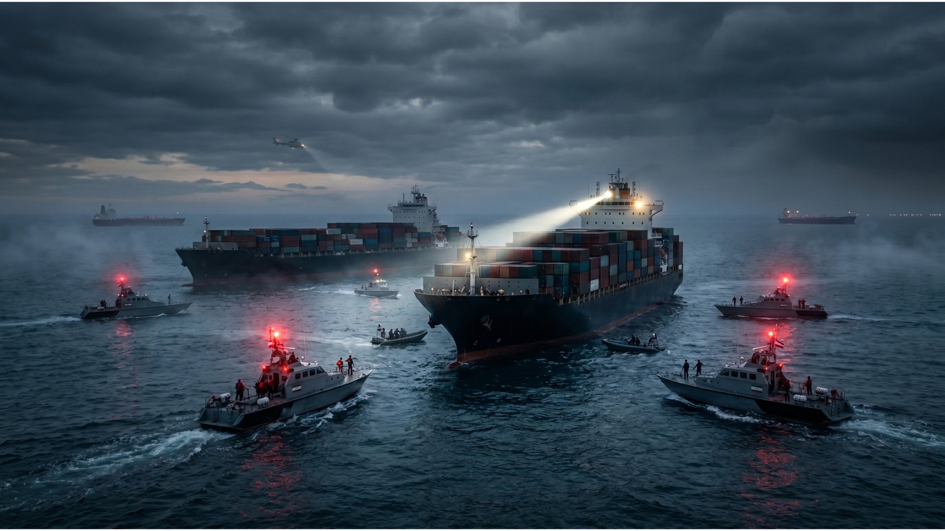 Iran seizes two container ships near Hormuz as the crisis at sea takes ...