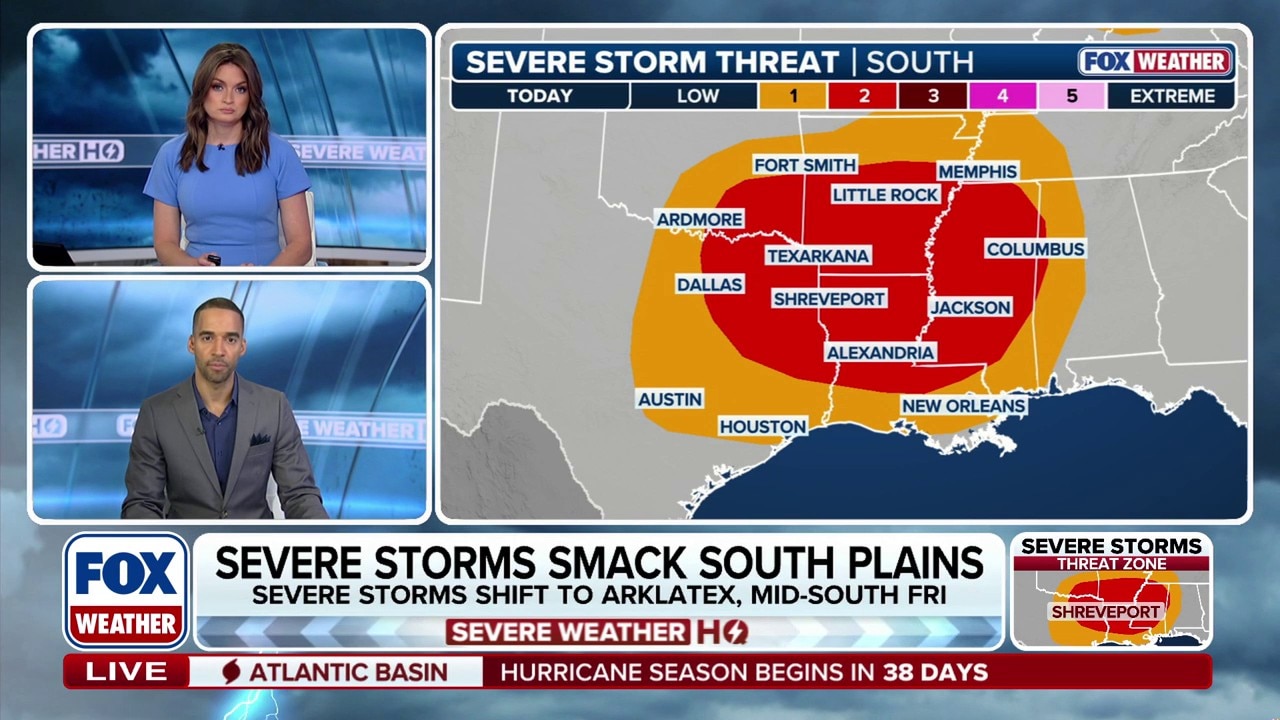 Dangerous severe weather to reignite over more than 55M across the ...