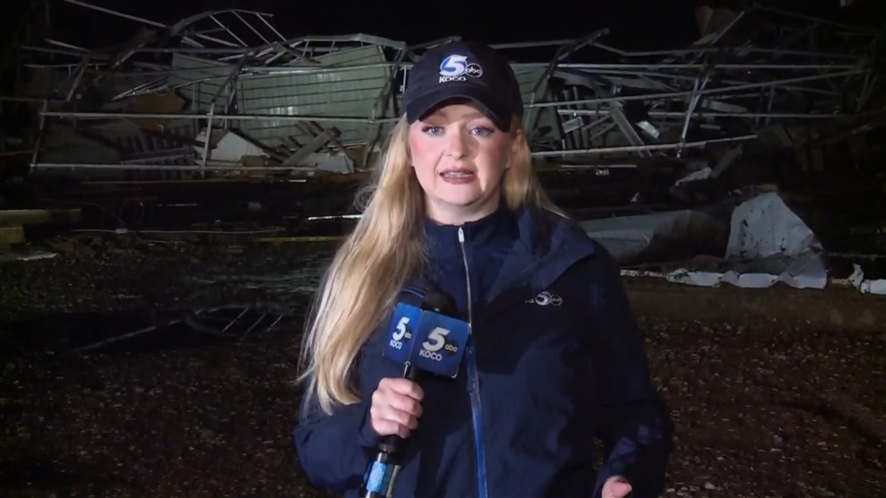 Tornado levels homes in Enid, Oklahoma