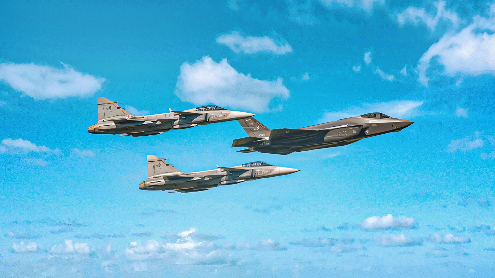 The world's largest air forces by number of fighter jets