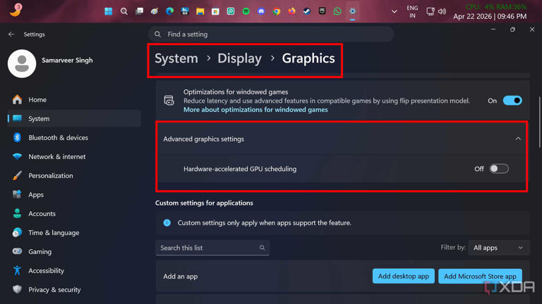 I change these 5 GPU settings on every new PC for maximum performance ...