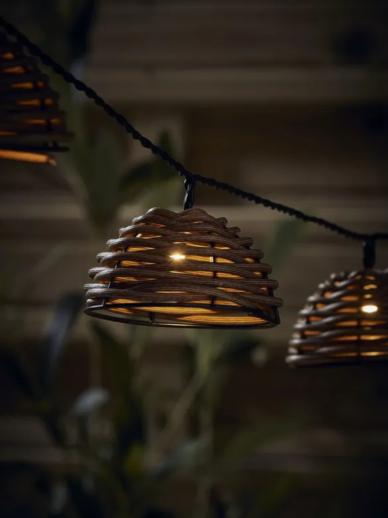Habitat's solar rattan lantern is the simple way to bring cozy boho ...