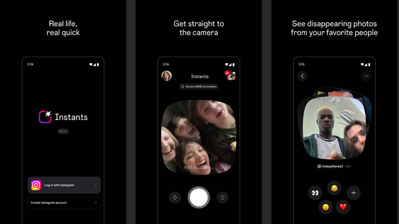 Instants from Instagram is here and Meta may launch it in these ...