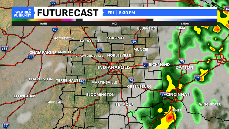 Rain chances today; a beautiful weekend ahead