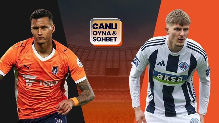 Başakşehir, Kasımpaşa'yı ağırlıyor! Maçın heyecanı canlı sohbet ile ...