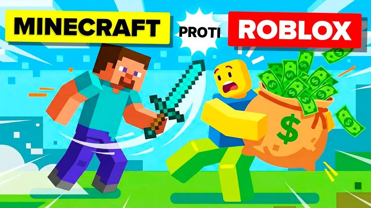Minecraft nebo Roblox: Která hra je lepší? Porovnání her