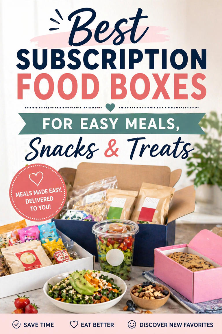 Best subscription food boxes for easy meals, snacks & treats