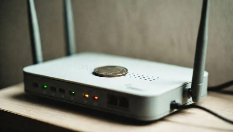 Poner una moneda arriba del router de WiFi | Para qué sirve y por qué ...