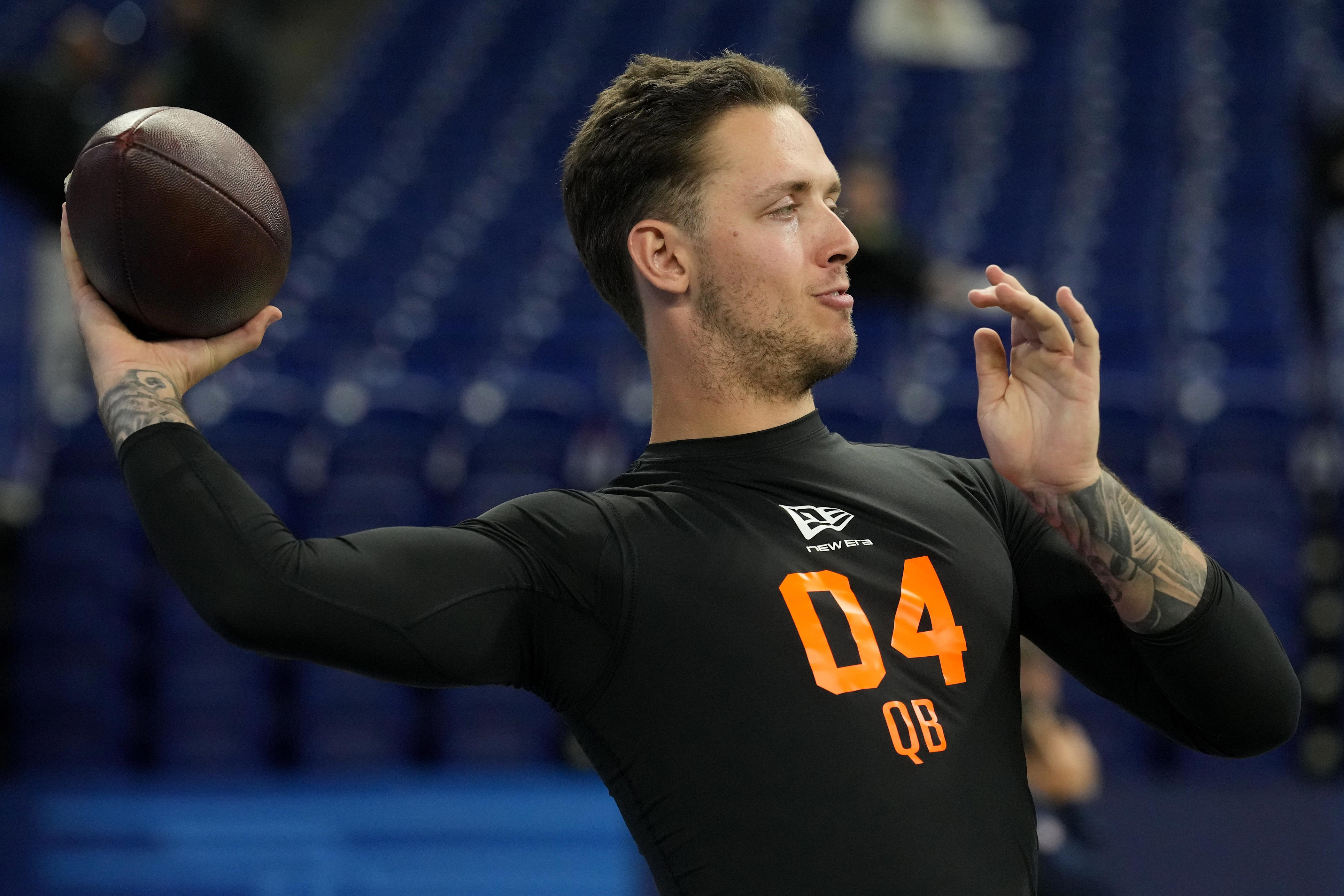 NFL mock draft for day 2 from ESPN has Carson Beck going quickly