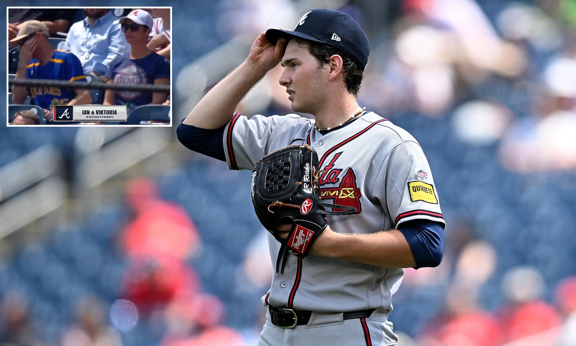 Brutal moment proud parents cry watching their son make his MLB debut ...