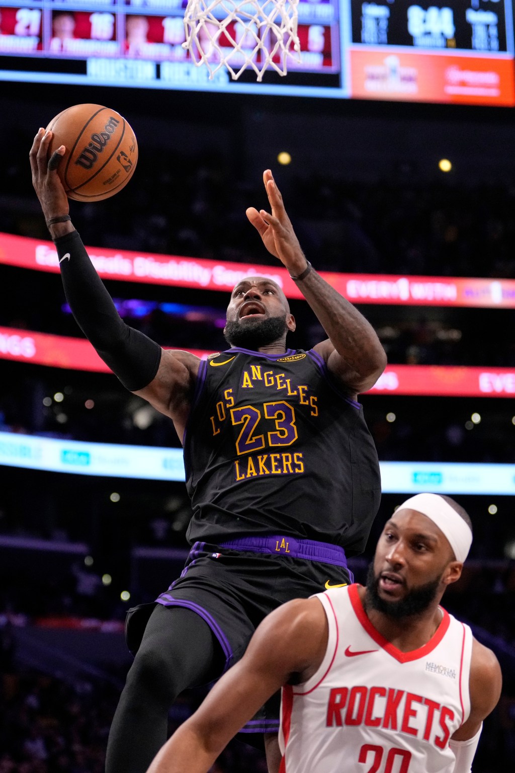 LeBron James has history on side in Lakers-Rockets NBA playoff series