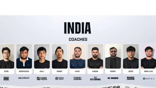 India assembles coaching team for Esports Nations Cup 2026