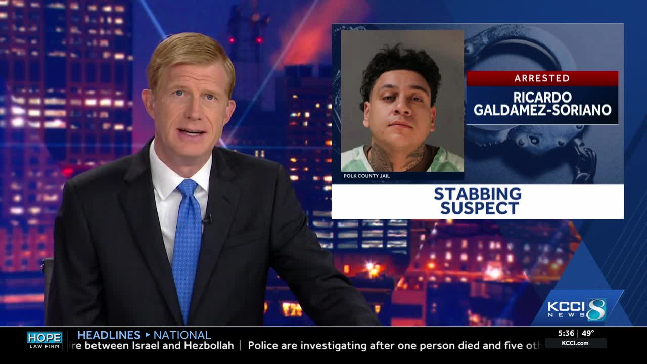 Iowa crime: Man accused of stabbing in Des Moines released after ...