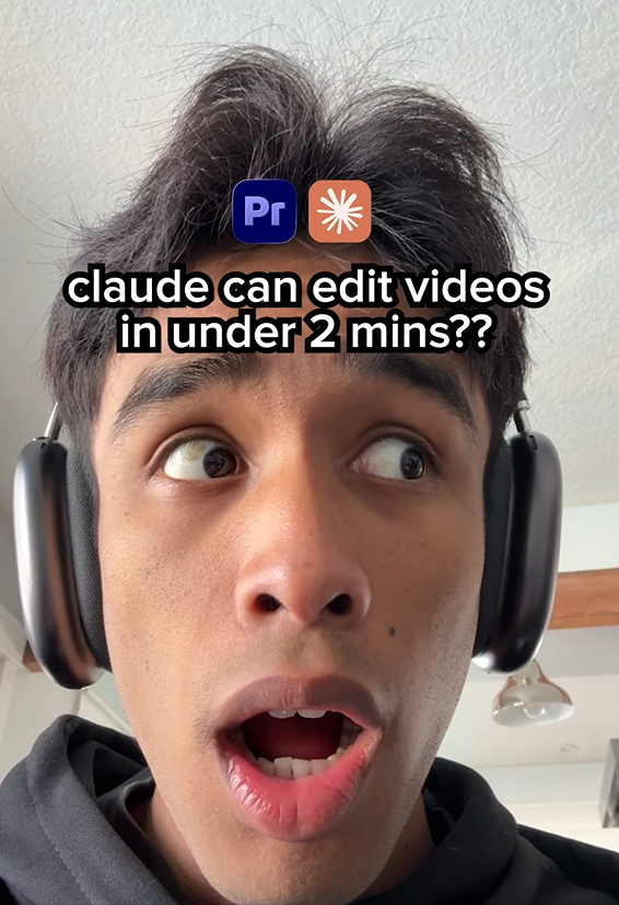 Claude AI editing videos in Premiere Pro workflow and automation explained