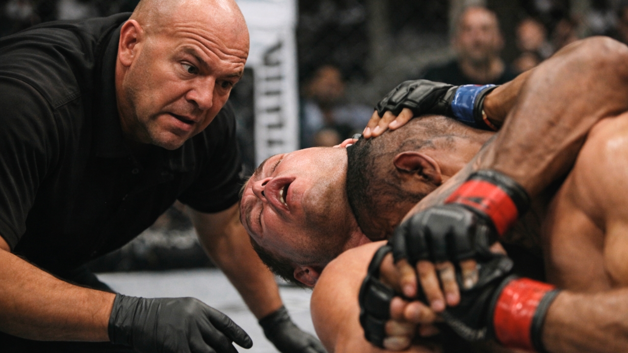MMA referees being ridiculous for 19 minutes straight
