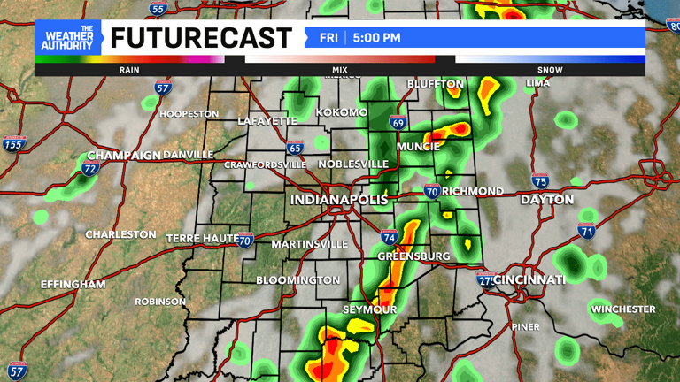 Rain chances today; a beautiful weekend ahead