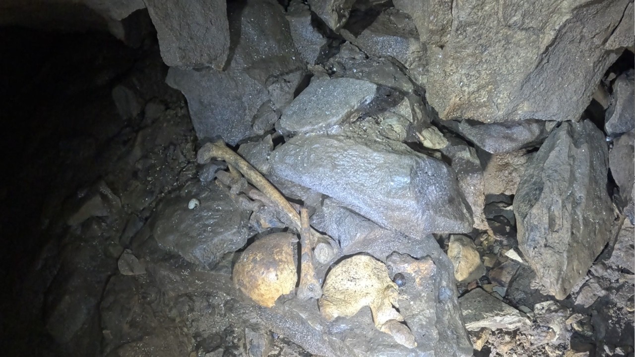 His backyard cave looked fun until the skull-shaped problem showed up