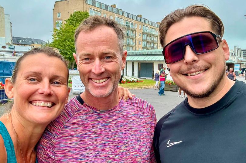 Joe Bennett with Craig and Lindsay Foreman