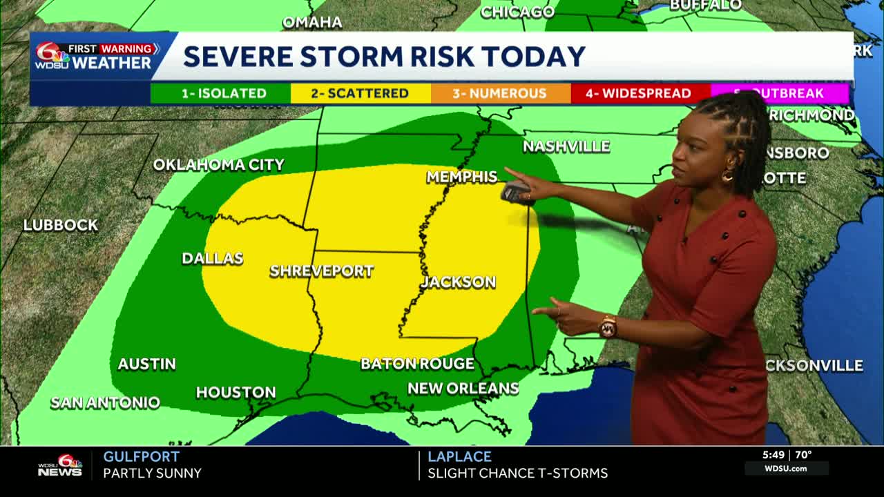 Impact Day: Chance for strong to severe storms over the weekend in your ...