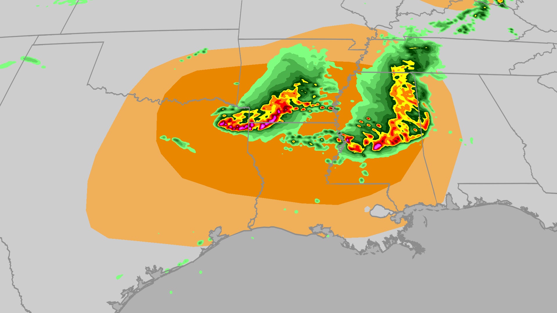 Severe storms possible Friday, but lower overall threat