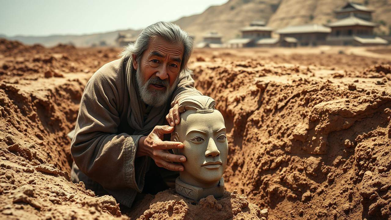 In 1974, farmers digging a well in China struck buried clay fragments ...