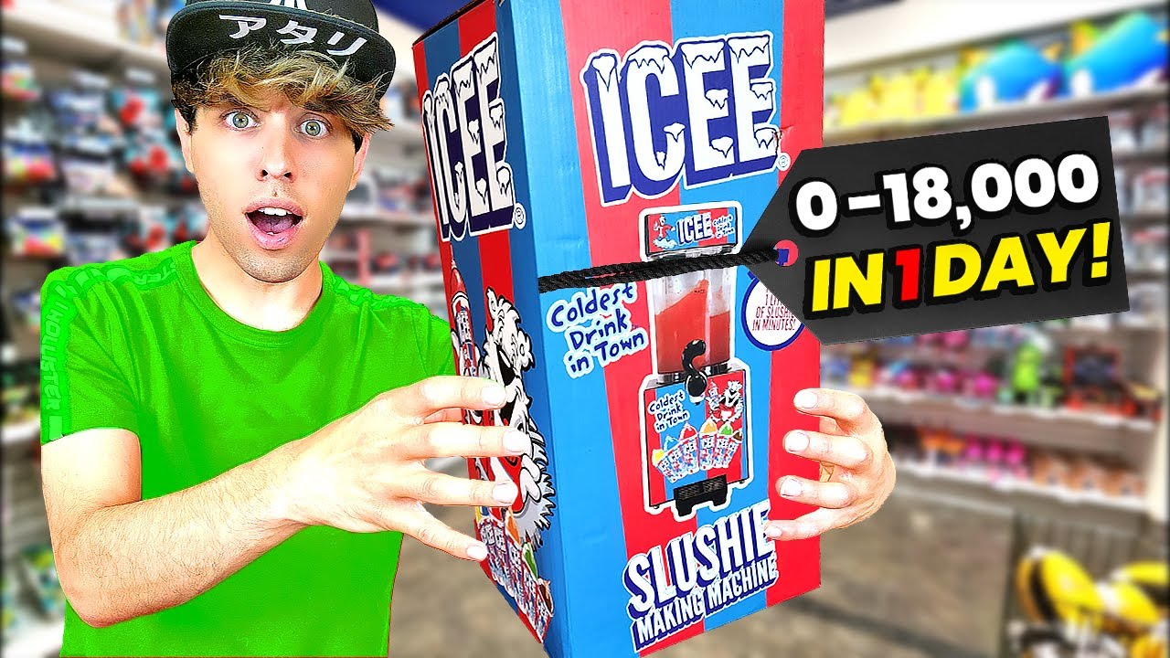 Winning 18,000 tickets in a day for an ICEE slushie machine