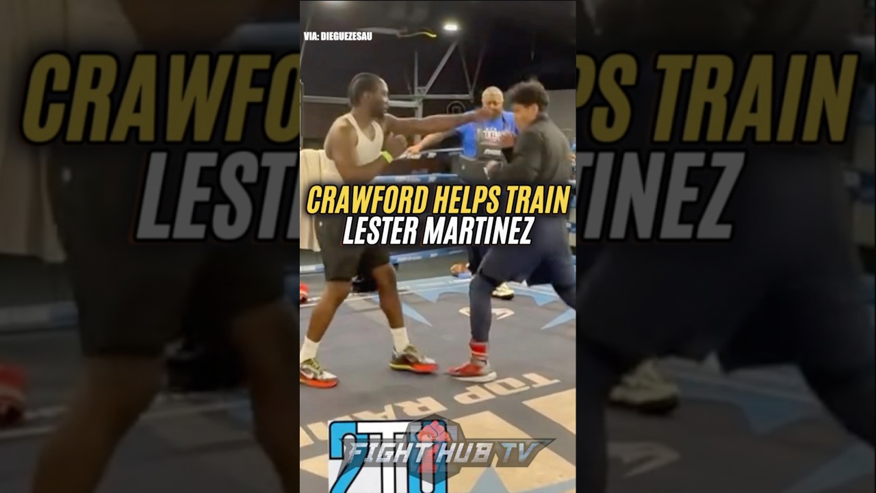 Terence Crawford teaches Martinez boxing tactics for upcoming fight