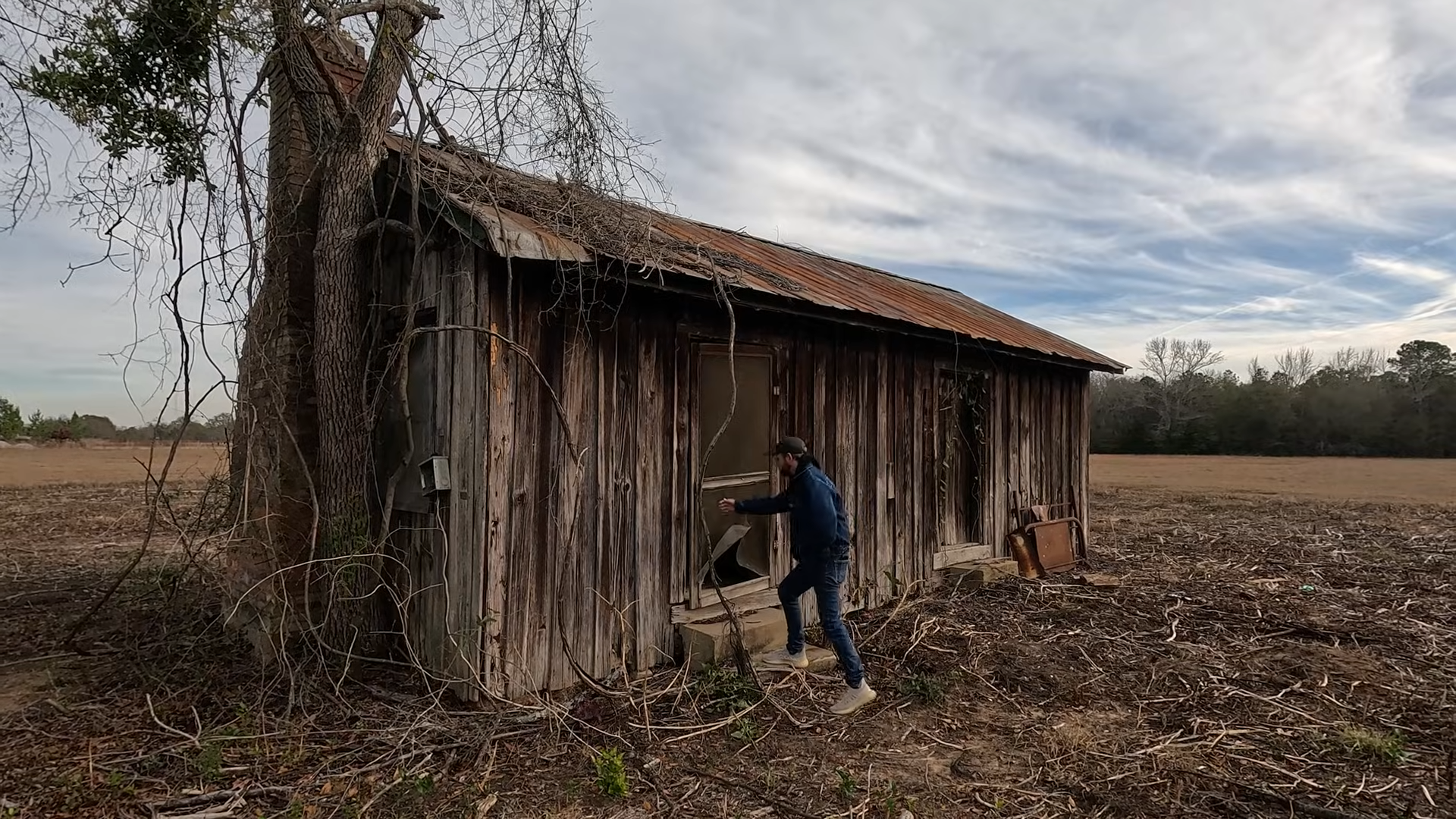 They stepped inside a tiny abandoned farmhouse — and found something ...