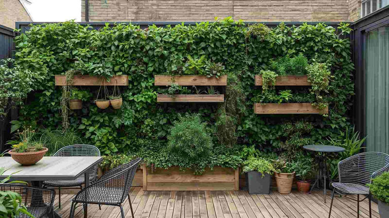 Cómo crear un jardín vertical en un balcón pequeño para decorar y ...