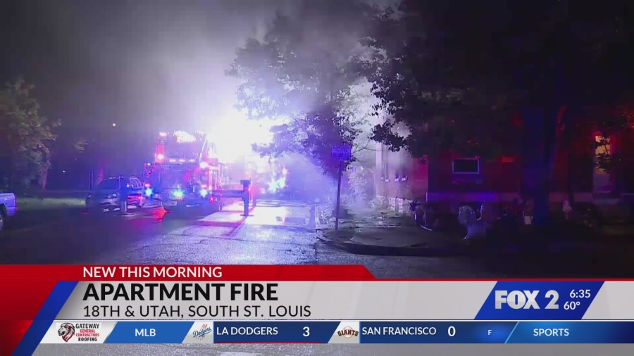 No injuries reported in South St. Louis apartment fire