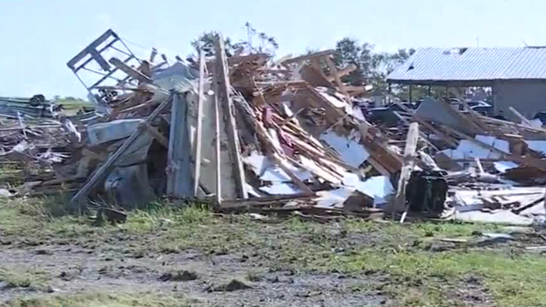 Buildings in Enid leveled after destructive tornado hit northern Oklahoma
