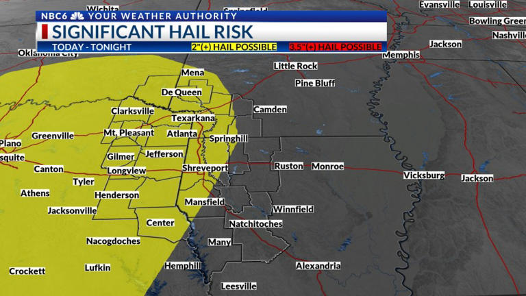 Severe thunderstorms are possible tonight and over the weekend