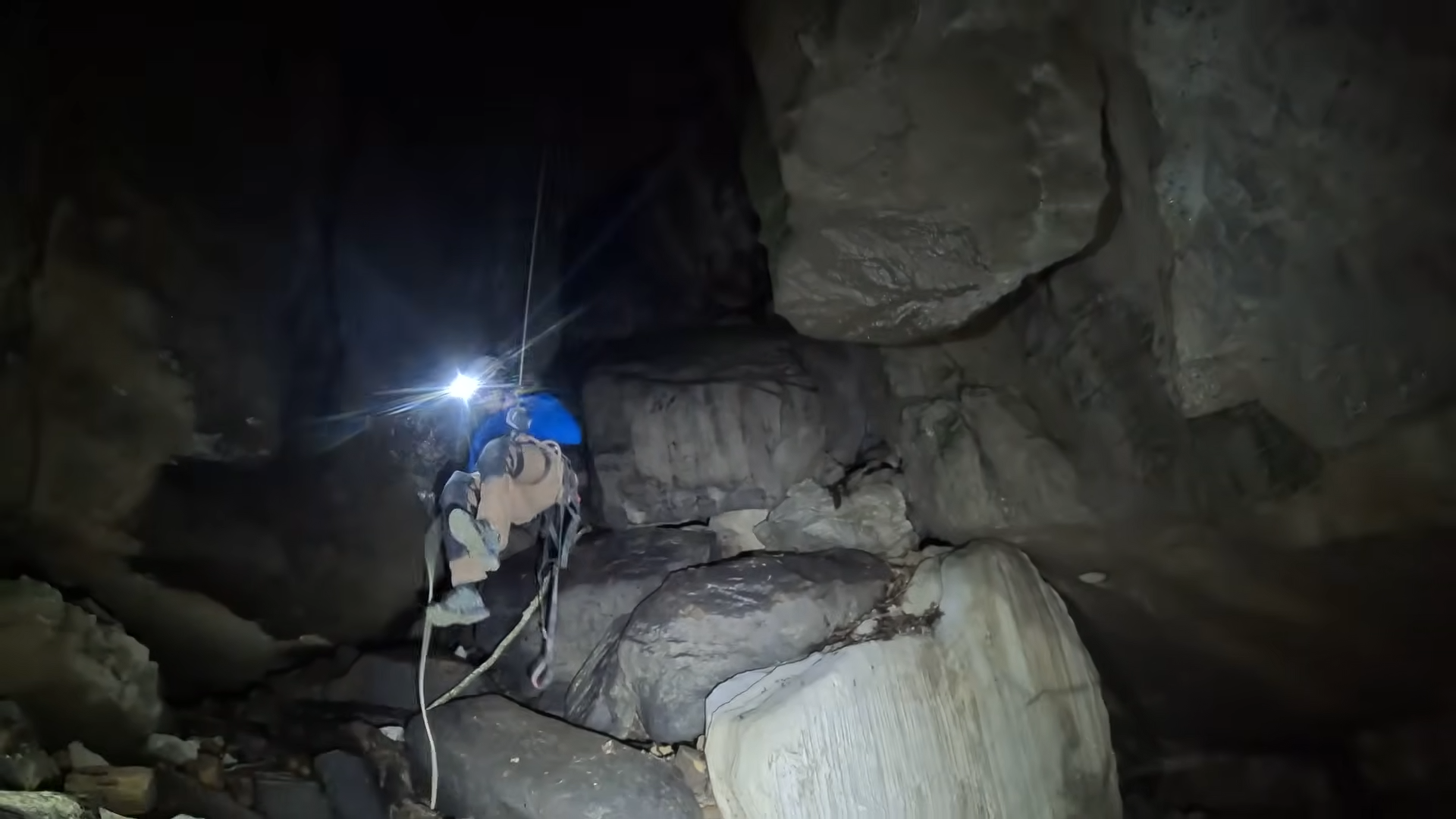They ran out of rope before the cave ran out of depth