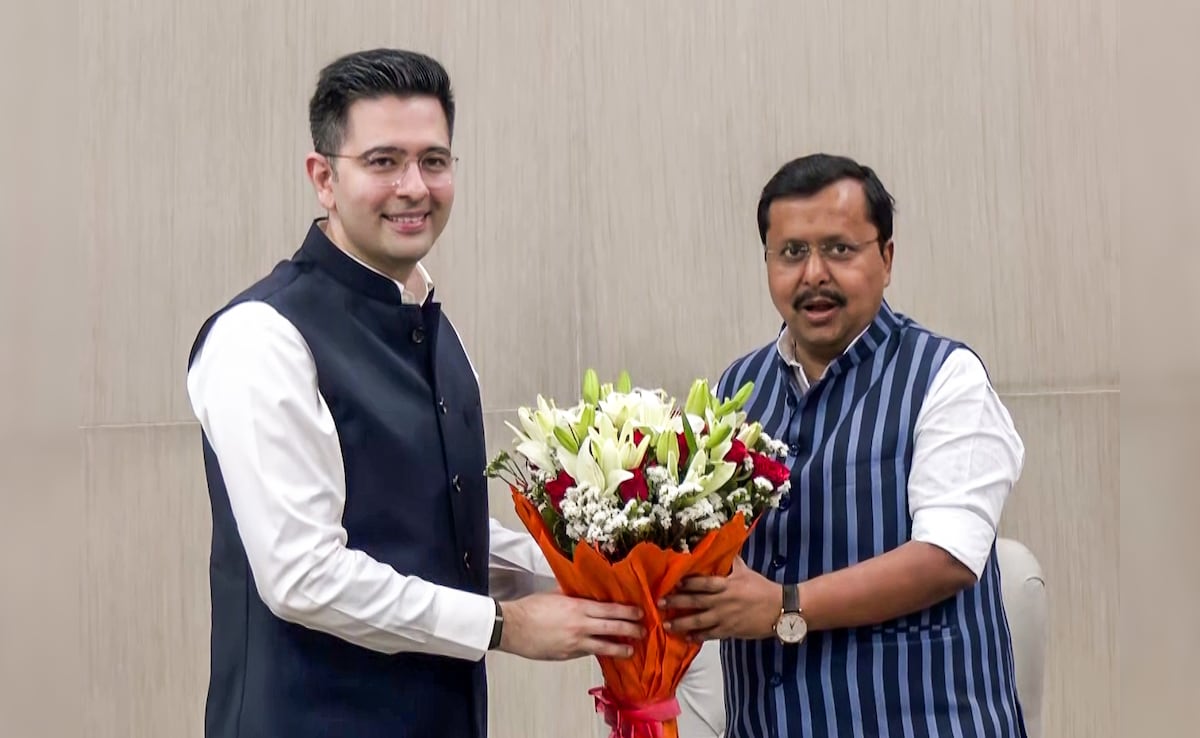 Live updates: Raghav Chadha joins BJP in presence of chief Nitin Nabin