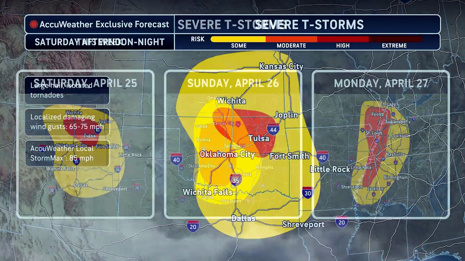 Severe weather to ramp up this weekend for southern Plains