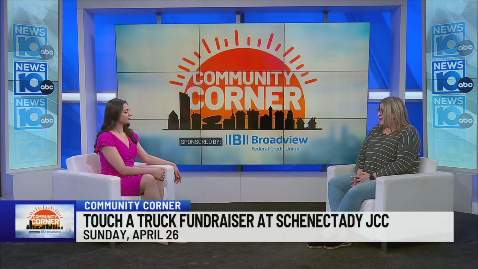Touch a truck fundraiser at Schenectady JCC