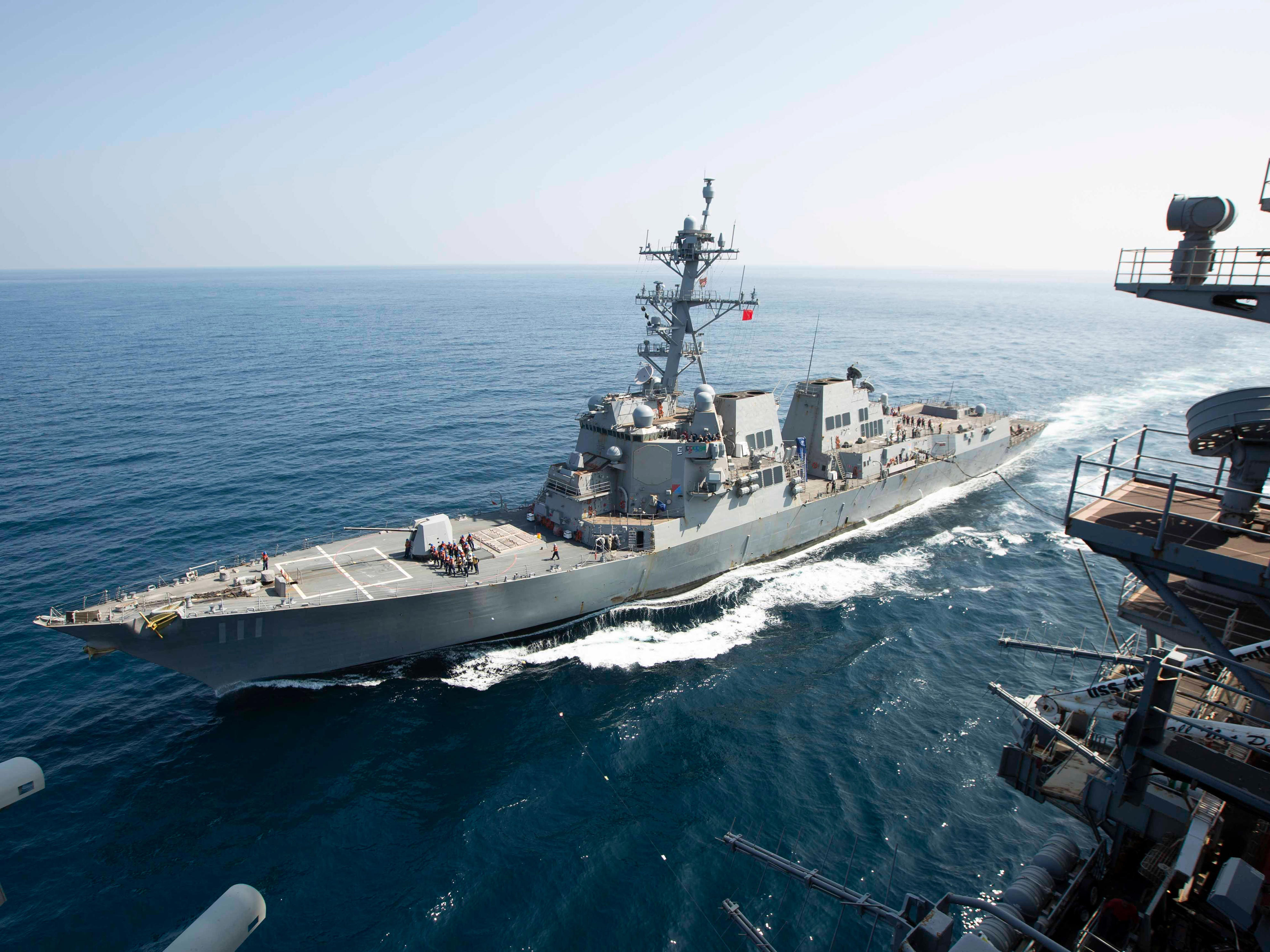 Top general shares new details on how a US destroyer shot out the engine of an Iran blockade runner