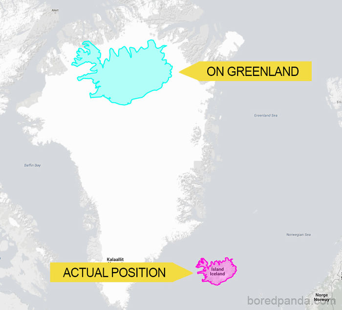 30 Real World Maps That Show The True Size Of Countries