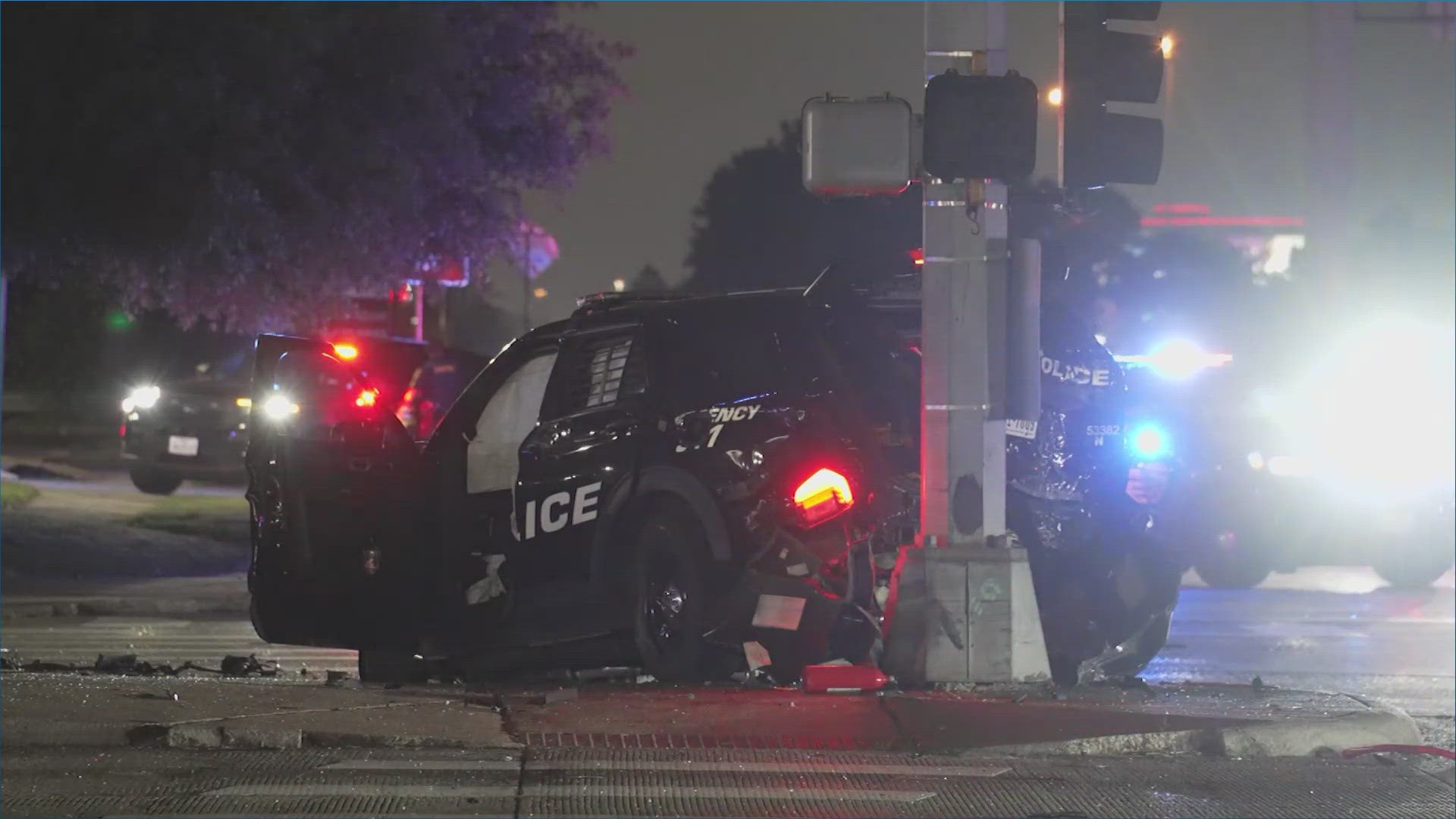 Officers hurt in series of crashes during chase in north Houston ...