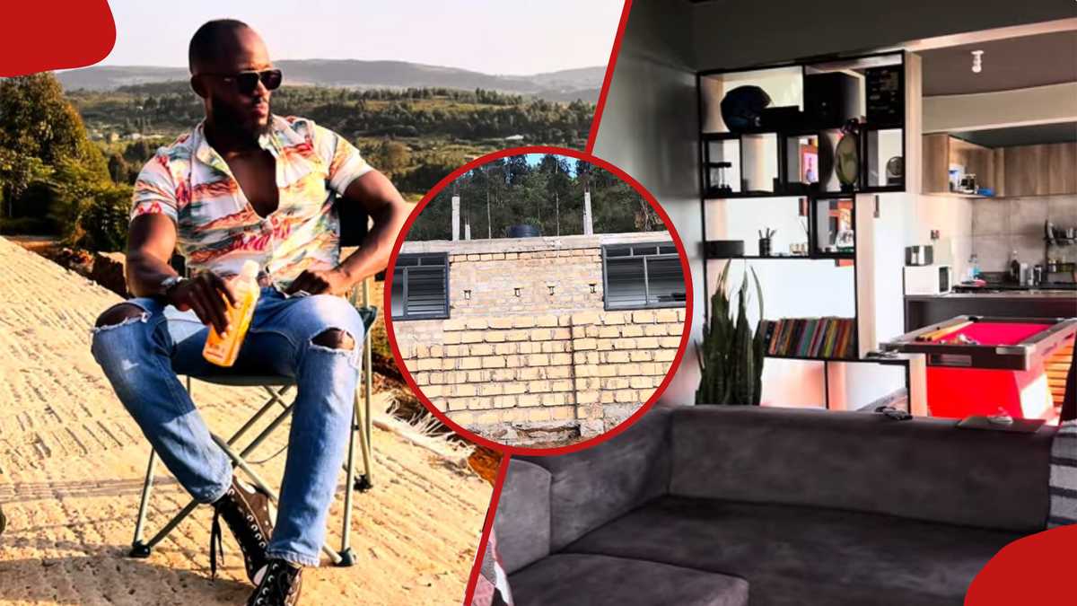 Kakamega man builds house on hill with magnificent design, gives tour ...