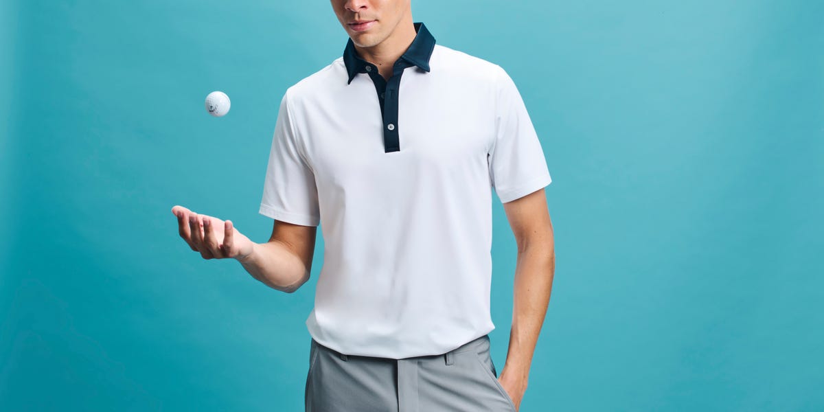 These golf shirts are workout tops disguised as polos