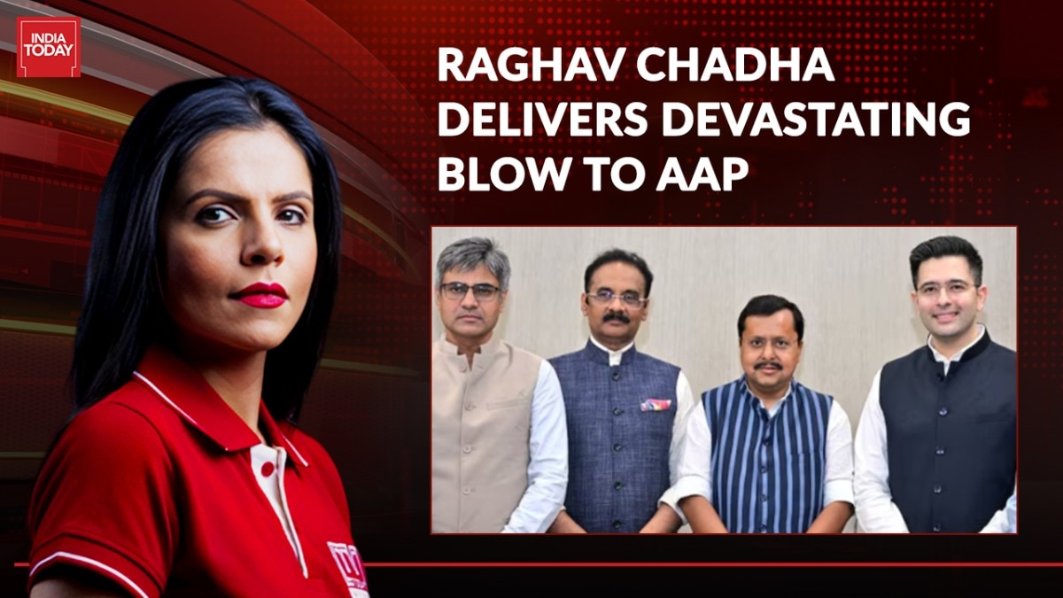 Raghav Chadha, 6 other AAP Rajya Sabha MPs quit party to merge with BJP ...