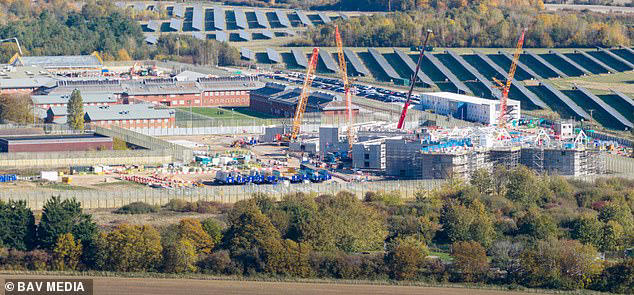 Inmates are evacuated from major UK prison after fire breaks out